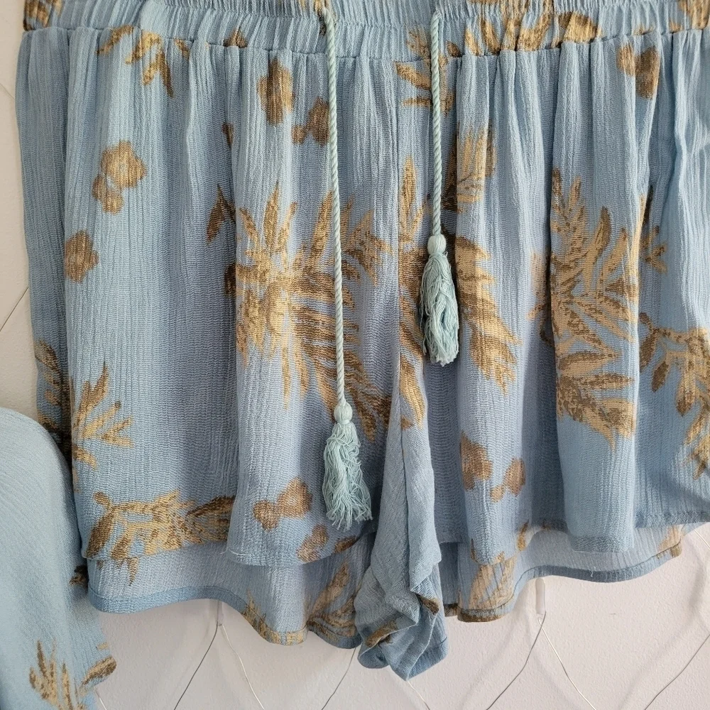 William B. Shorts Set / Matching / Top Med Bottom Large